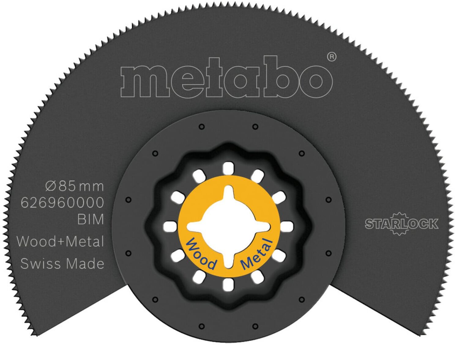 Metabo Segmentsägeblatt, Holz und Metall, BiM, Ø85 mm (626960000)