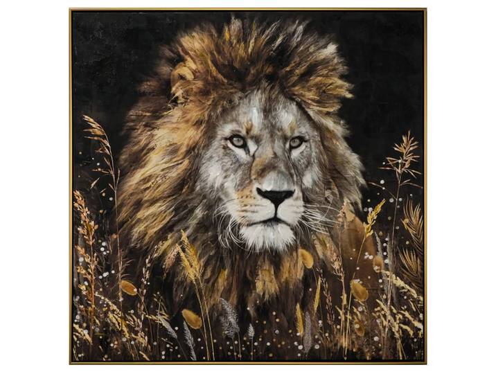 Bild Löwe image LAND / Grösse: 102 x 102 cm
