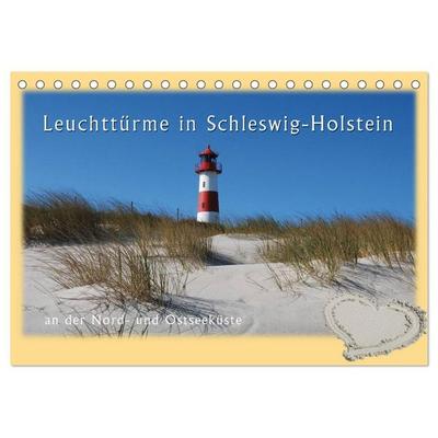 Leuchttürme Schleswig-Holsteins (Tischkalender 2027 DIN A5 quer), CALVENDO Monatskalender