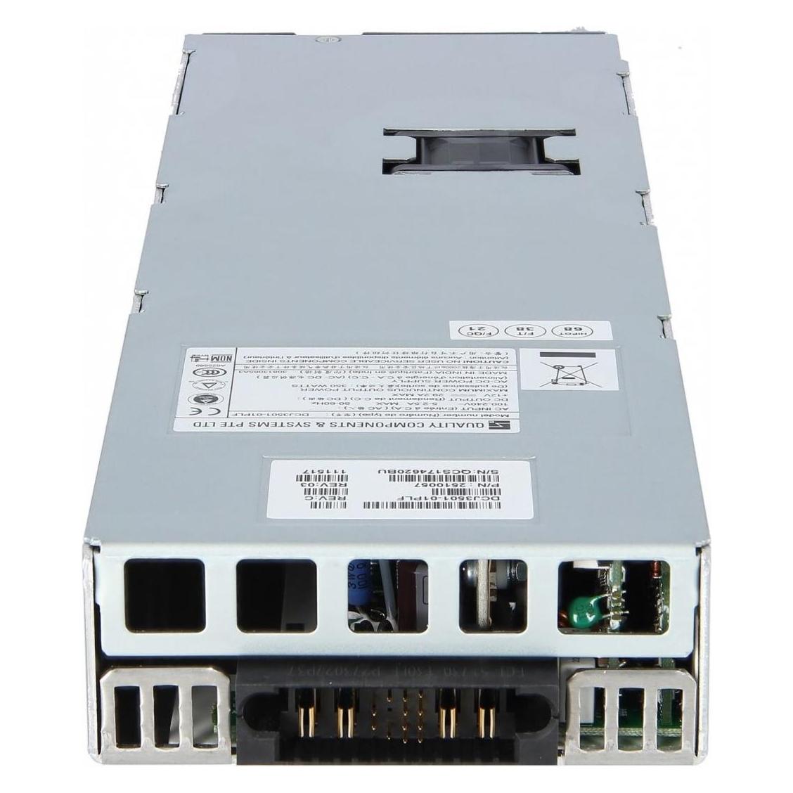 HPE E Aruba PSU-350-AC AC Power Supply, 7200 Series, S3500-24T, S3500-48T, S3500-24F (JW657A)