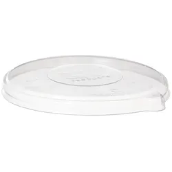 MONOUSO - Plastikdeckel kompostierbar PLA für Schüssel 710,940 ml (50 Stück)