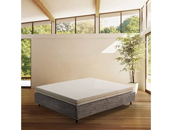Comfy Line Matratze für Doppelschlafsofa 160 x 180 x 10 cm, faltbar, mit orthopädischem Schaumstoff, Abnehmbarer Bezug, frische und atmungsaktive Baumwolle, hergestellt in Italien