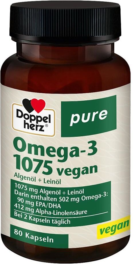 Doppelherz Omega-3 1075 Vegan Pure Kapseln
