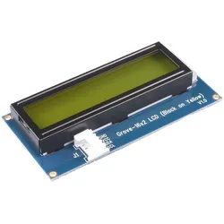seeed Grove 16x2 LCD (Weiß auf Blau) (Schwarz Gelb) Rot) RGB Backlight Full Color Display - Farbauswahl: Schwarz auf Rot
