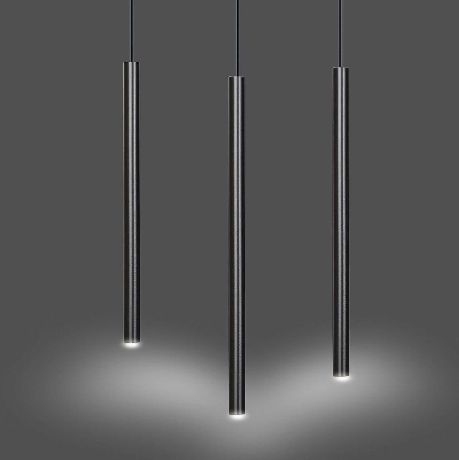 home24 Hanglamp Selter type B zwart, metaal, G9