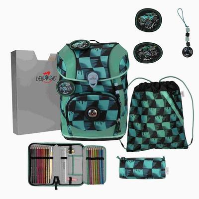 DerDieDas Schulranzen Set ErgoFlex Tiny Superflash, Schulranzen Set, 5tlg, Super Truck