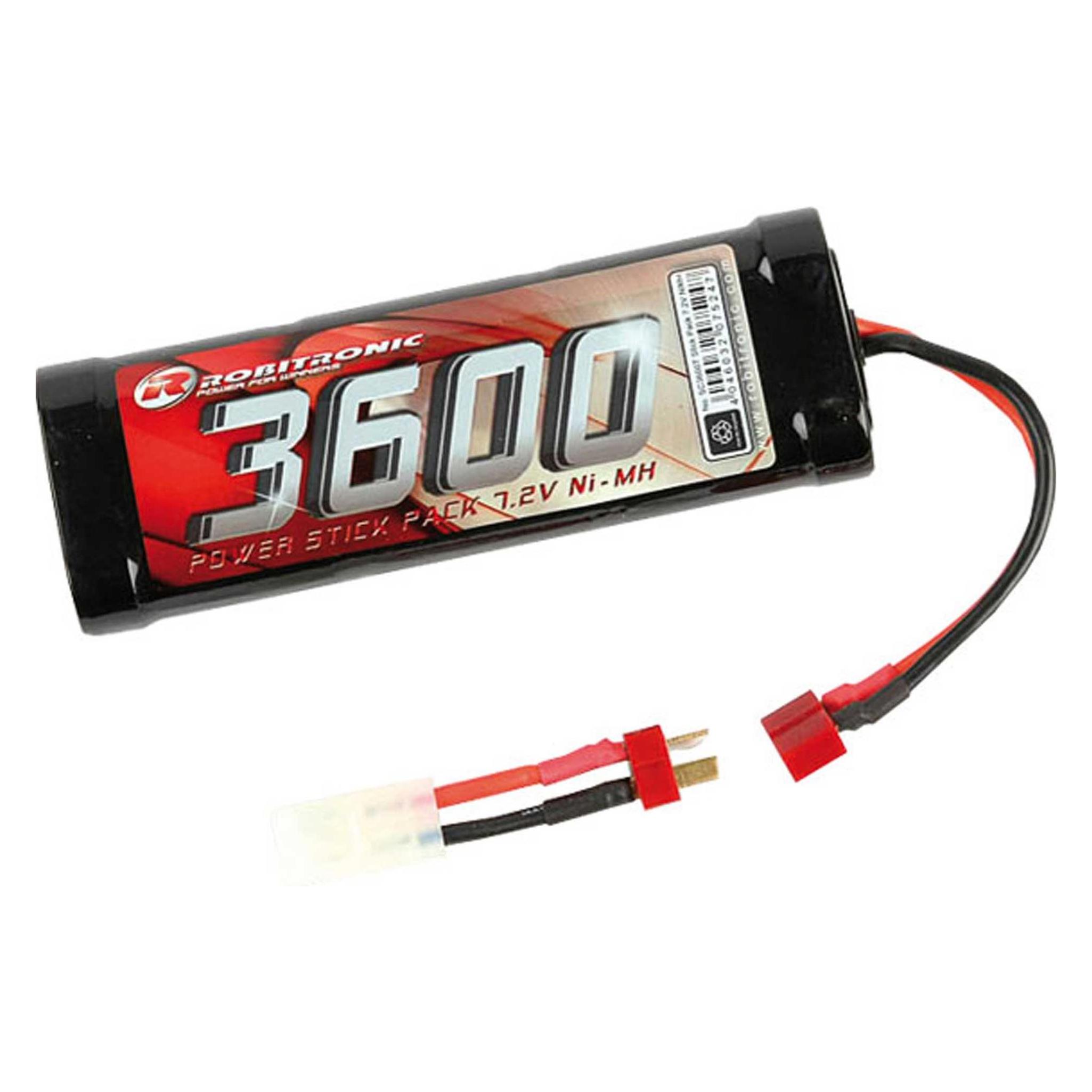 Robitronic ni-mh 7,2volt 3600mah stick pack akku (3600 mAh, 7.20 V) (SC3600T)