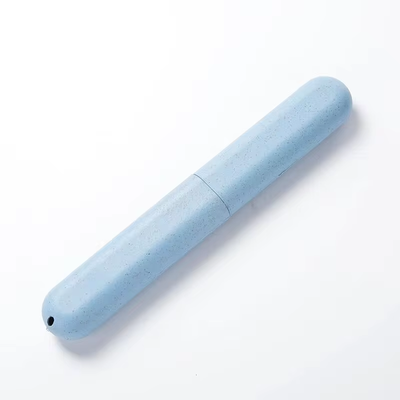 Inspire Daily Merch Portable Toothbrush Protector, Travel Toothbrush Tube Cover, Health Toothbrush Storage Box blue
