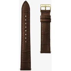 STERNGLAS - STRAP - Lederarmband - NOBLE - dunkelbraun / 16 MM