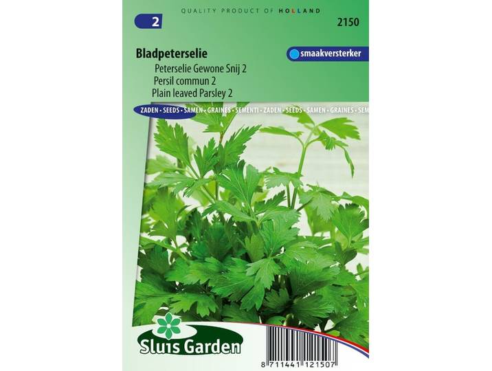 Peterselie zaden Gewone Snij 2
