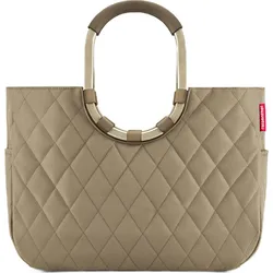 Loopshopper L Tasche, gesteppt, dunkelbeige