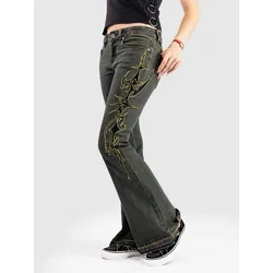 Vitriol Endora Resrrection Jeans dark green Gr. 6