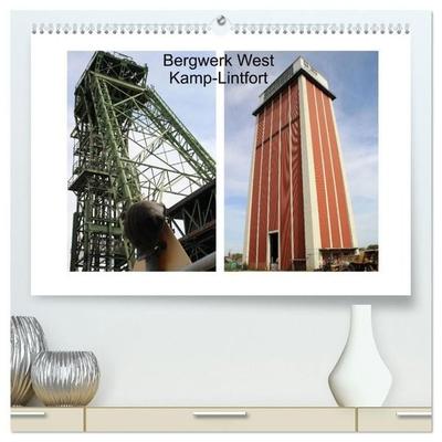 Bergwerk West Kamp-Lintfort (hochwertiger Premium Wandkalender 2027 DIN A2 quer), Kunstdruck in Hochglanz