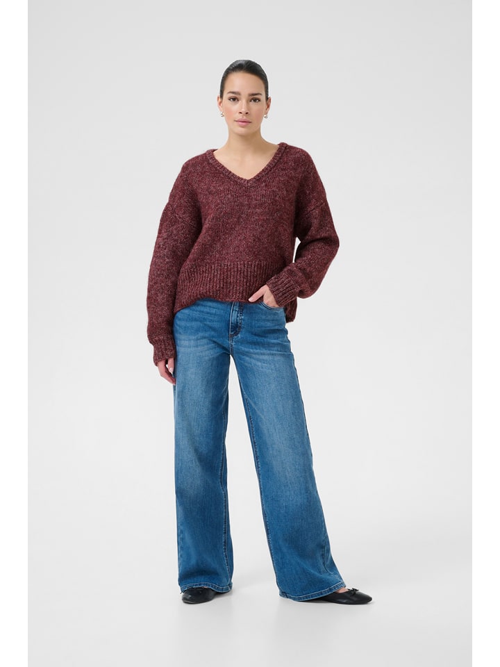 Kaffe Pullover in Rot - M
