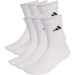 6er Pack adidas Cushioned Crew Socken KE5498 - white/white/black 37-39