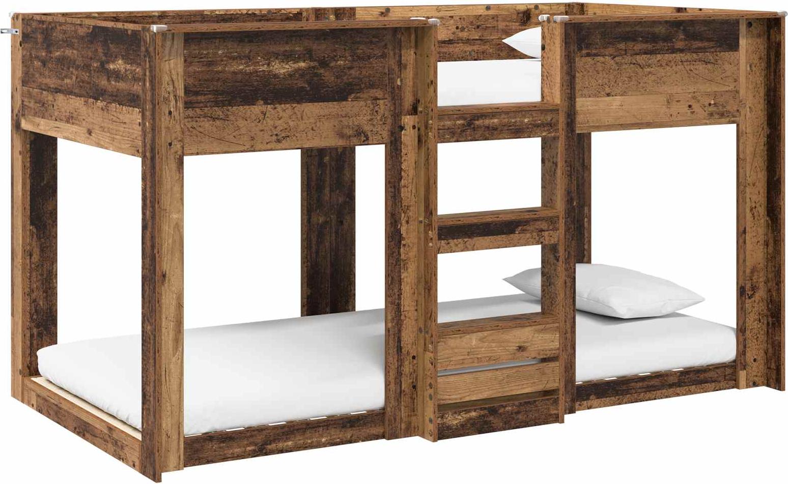 Etagenbett für Kinder Altholz 75 x 190 cm Holzwerkstoff