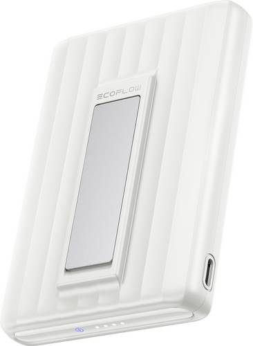 ECOFLOW RAPID Mag 10K Powerbank 10000 mAh Fast Charge, Magsafe, Qi Wireless Charging Li-Ion USB-C Perleffekt Weiß