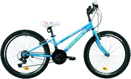 Kinderfahrrad mit 6 Gängen - 20 Zoll - Damen/Mädchen - Rahmenhöhe 28cm - Blau