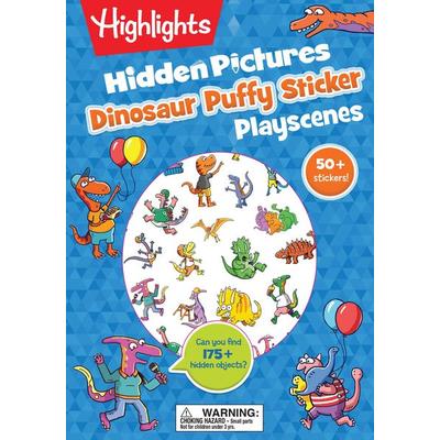 Dinosaur Hidden Pictures Puffy Sticker Playscenes, von Highlights, Random House N.Y., 978-1-64472-114-8