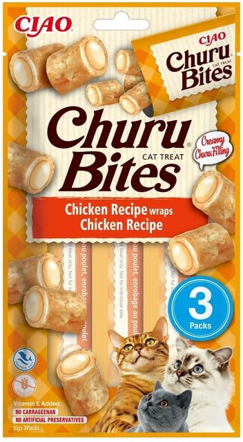 Churu Cat Bite Receta De Pollo 12 Uds 30g