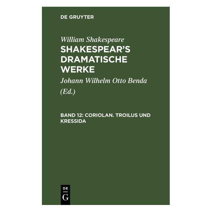 De Gruyter Shakespeare:William Shakespeare: Shakes (Deutsch, Hardcover, William Shakespear) (67769476)