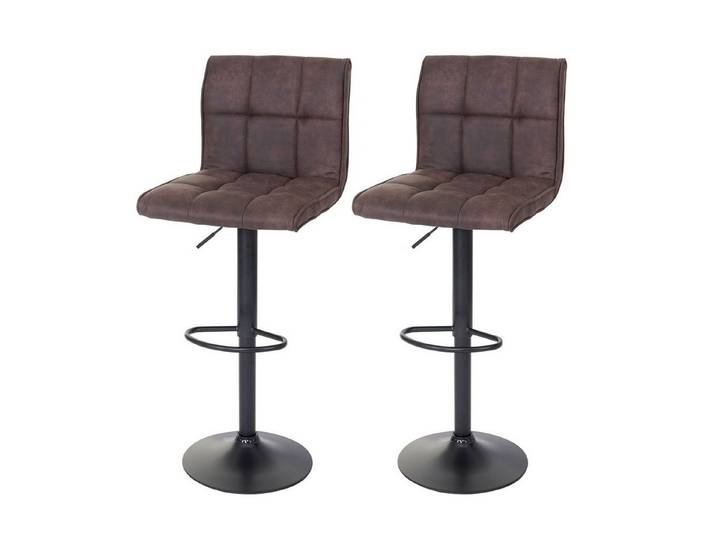 MCW Barhocker MCW-B13 (Set, 2er), 2er-Set, Höhenverstellbar, Inkl. Fußablage