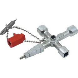 Schuebo Schaltschrankschlüssel 820 M03 13 Funktionen m.Bitadapter