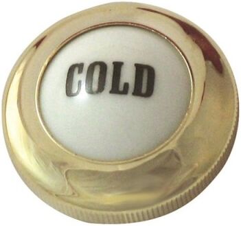 Kludi Ersatzteil Porzellanmarkierung Adlon Cold messing, 7502245-00 7502245-00