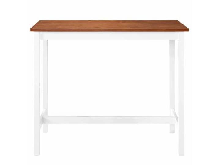 KDACVBMG Bartisch, Massivholz, 108 x 60 x 91 cm Oberseite aus MDF mit Holzfurnier, Füße aus Massivholz, Finish mit Lackierung, Reinigung mit feuchtem Tuch