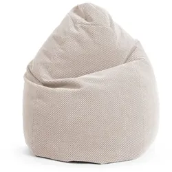 Sitting Point Sitzsack Beanbag Comodo XXL Stoff Beige Natur