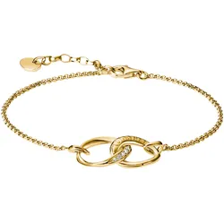 Thomas Sabo A2233-M01-14-L19V Damenarmband Together Goldfarben mit Zirkonia