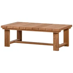 Gartencouchtisch Banco - Ayousholz Natur, 122 x 68 cm