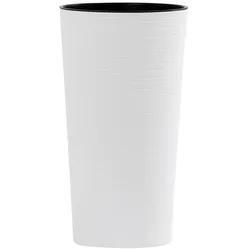 SIENA GARDEN  Locon Pflanzgefäß Locon, weiß Rillenoptik, Ø25x46,5 cm