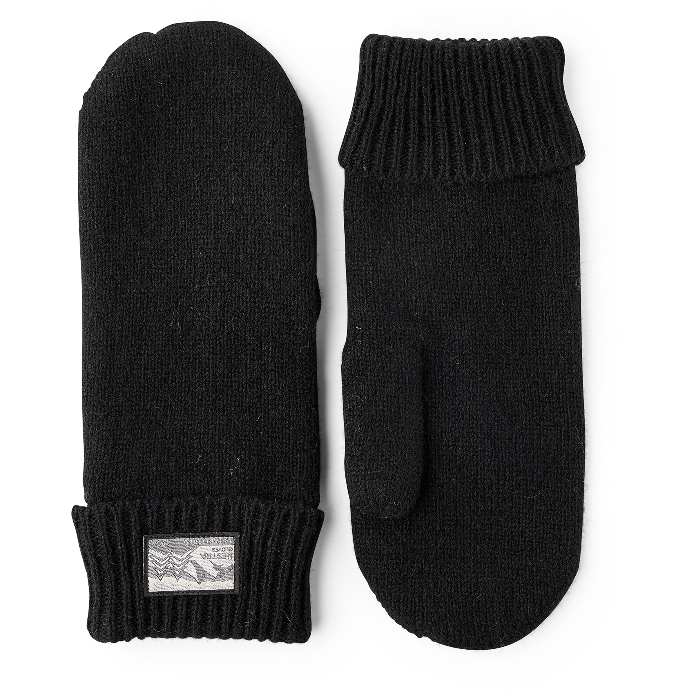 Hestra Raggwool Fäustlinge schwarz Größe 10 Lifestyle Atmungsaktiv