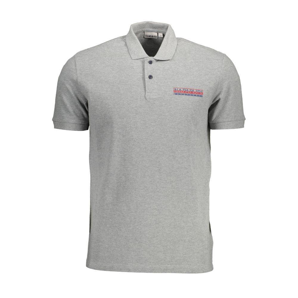 Napapijri Grigio Katoenen Heren Polo