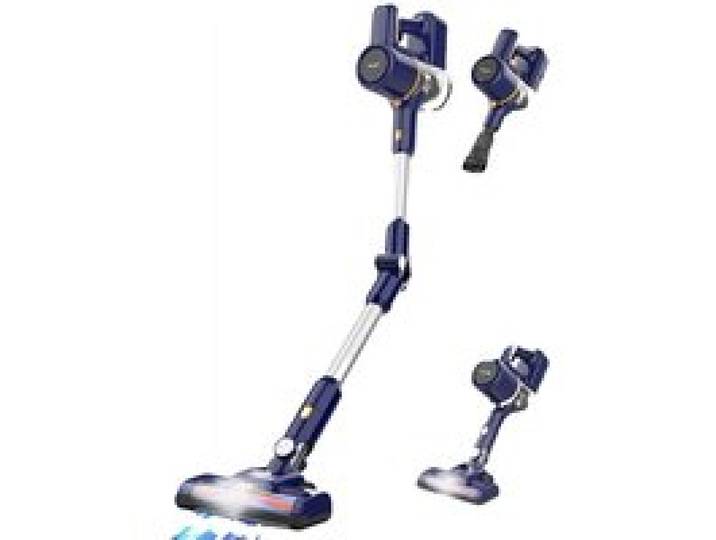 Aspirateur sans fil puissance daspiration de 55KPa batterie amovible Bleu noir UE