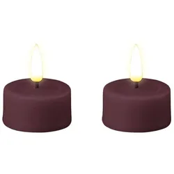 Teelicht LED Violett 2 Stück