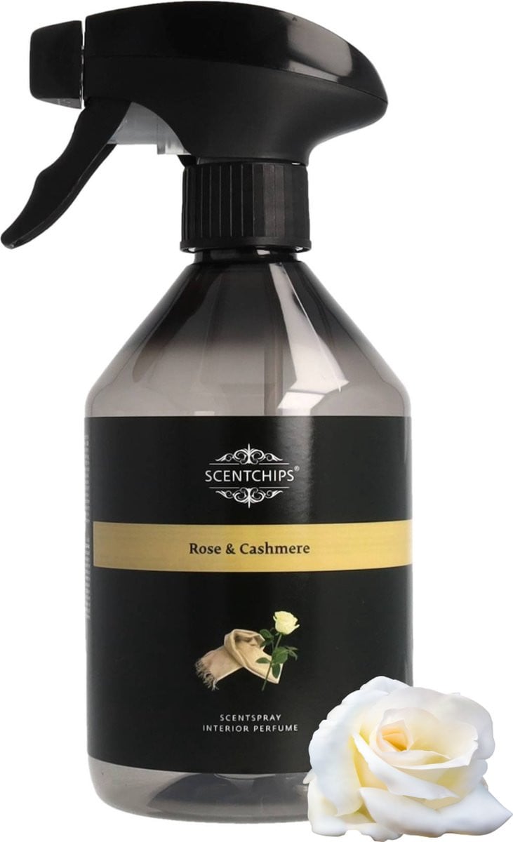 Scentchips Interieurspray Rose & Cashmere - 500 ml