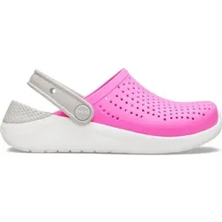 CROCS Kinder LiteRide Clog K Ppy/Whi, Größe 33-34 in Pink Pink