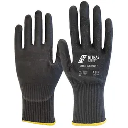 AS Arbeitsschutz Arbeitshandschuhe | 10 Paar Nitras ESD 3D CUT F Schnittschutzhandschuhe | Gr. 8