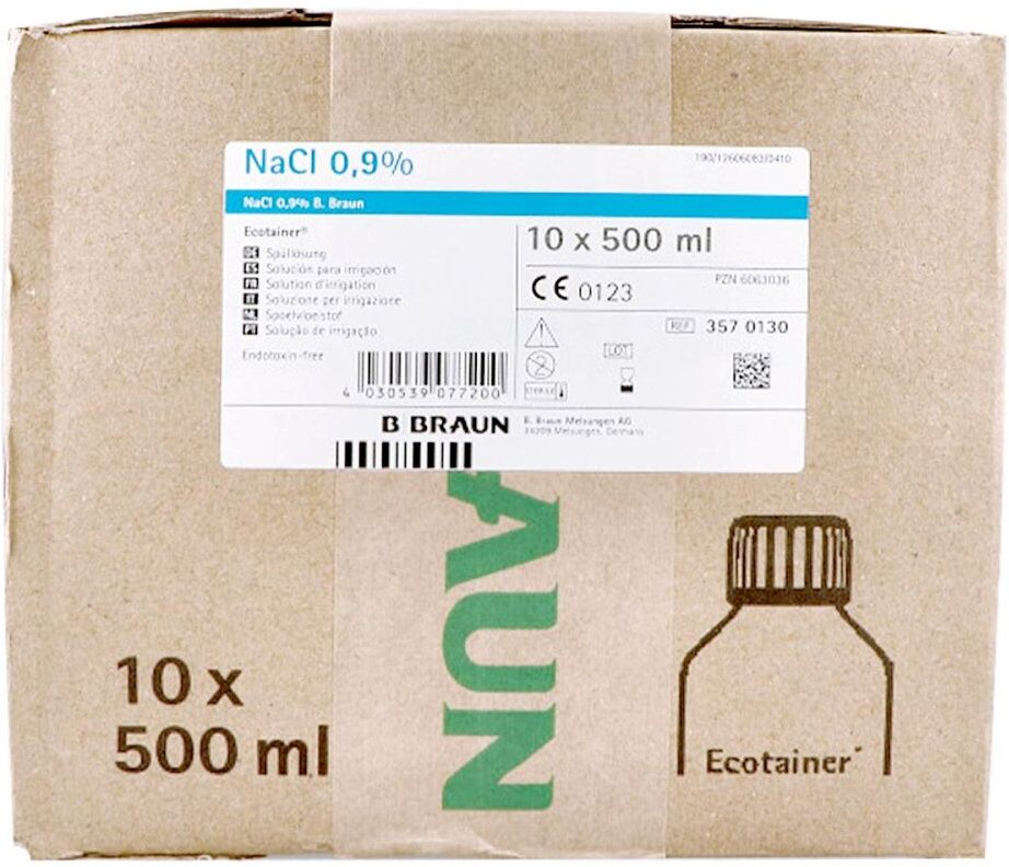 Kochsalzlösung 0,9% B.braun Spüllsg.ecotainer 10X500ml