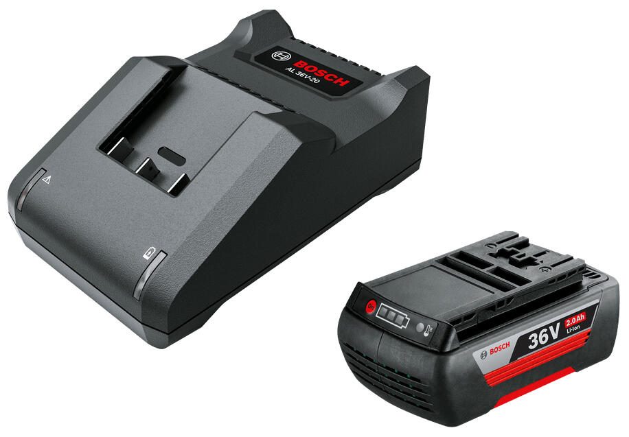 BOSCH Home & Garden Werkzeugakkus mit Ladegerät Starter-Set 36V F016800609