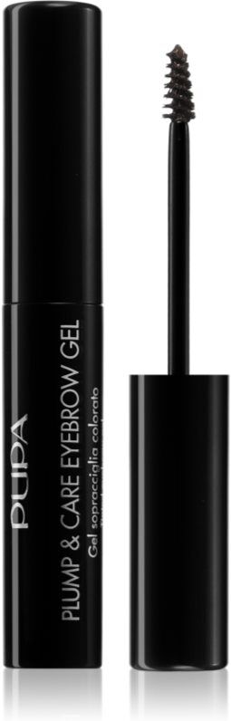 PUPA Milano Plump & Care Eyebrow Gel tónovací gel na obočí se sérem shade 003 - Dark Brown 3 ml