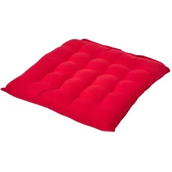 STUHLKISSEN rot 40/40/6,5 cm
