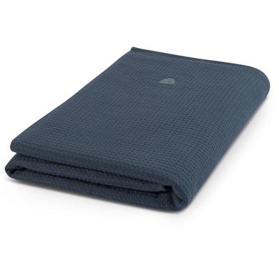 Duschtuch ROSS "Waffelpique", blau (nachtblau), B:70cm L:140cm, Frottier, Baumwolle, Handtücher, 100% Baumwolle