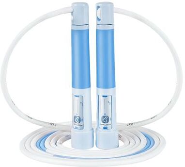 Clever Finds Kids Speed Jump Rope Adjustable Tangle Free Skipping Rope With Dual Ball Bearings blue