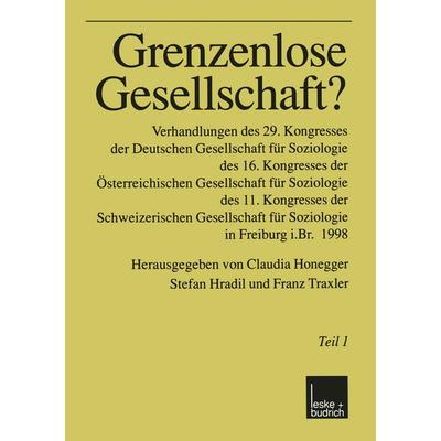 Grenzenlose Gesellschaft?, Taschenbuch von , VS Verlag für Sozialwissenschaften, 978-3-322-93333-1