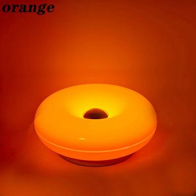 Inspired Living Rechargeable LED Table Lamp & Modern Wall Light Cordless Ambient Mood Lamp With 3 Color Modes orange