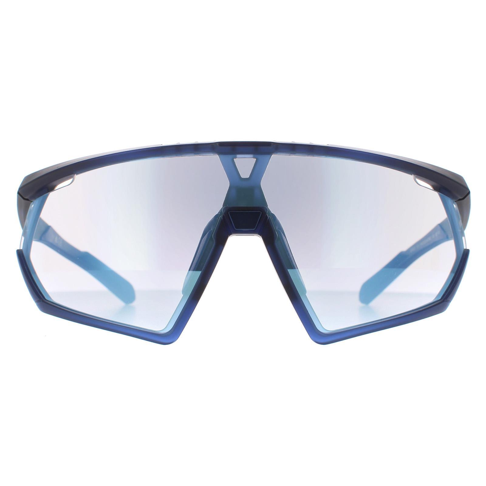 Adidas Shield Herren Frosted Dunkelblau Vario Azure Spiegel Blau SP0001