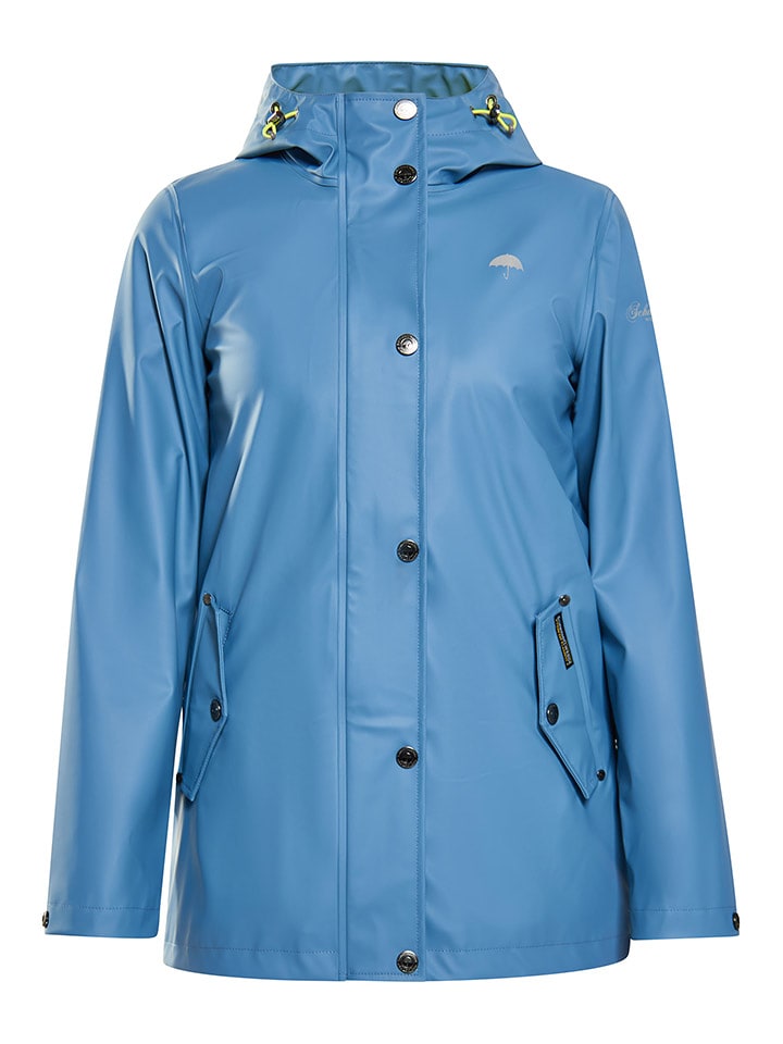 Schmuddelwedda Regenjacke in Blau - XL